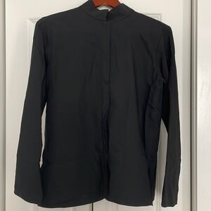 Eileen Fisher wool button down blouse